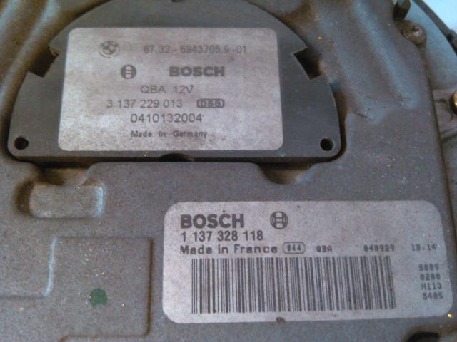Kjølevifte elektrisk til BMW 1-Serie 2004-2011 (E81/E82/E87/E88) (E81/E82/E87/E88) (BOSCH|1137328118|67.32-6943705.9-01|3137229113)