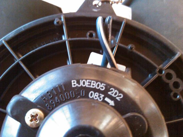 Varmeapparat motor til Mazda 323 2001-2003 (Fase 2)  (894000-0|BJOEB05|)