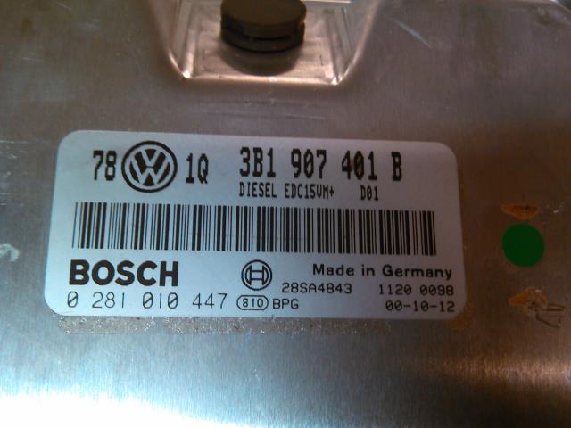 Styreenhet motor til VW Passat 2001-2005 (B5,3BG) (B5,3BG) (BOSCH|0281010447|3B1 907 401 B|)
