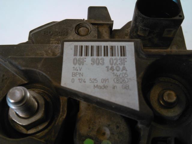 Dynamo diesel til Audi A3 2003-2008 (Type II, Fase 1)  (BOSCH|06F903023F|0124525091|)