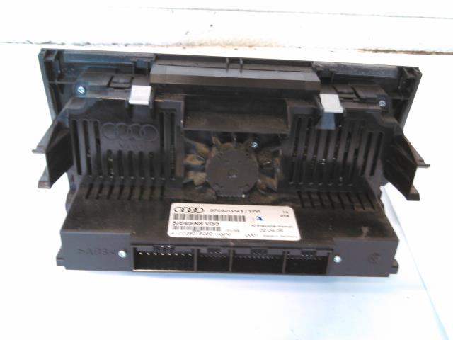 Varmeapparat betjening til Audi A3 2003-2008 (Type II, Fase 1)  (SIEMENSVDO|8P0820043J|)
