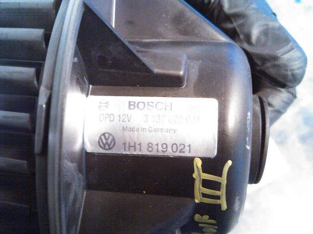 Varmeapparat motor til VW Golf III 1992-1997  (BOSCH|137020021|1H1 819 021|)