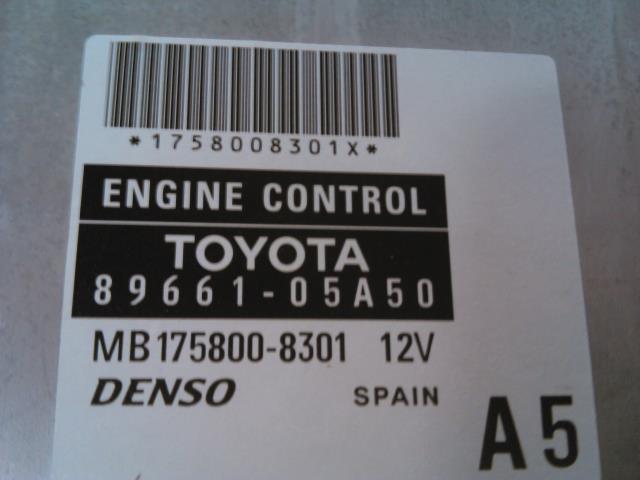 Styreenhet motor til Toyota Avensis 2003-2008 (Type II)  (DENSO|89661-05A50|MB175800-8301|)