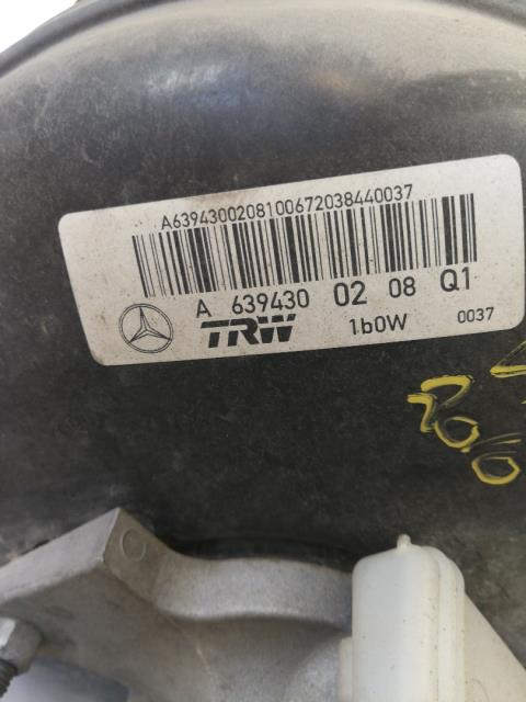 Bremsekraft-forsterker til Mercedes Vito/Viano 2004-2010 (Fase 1) (W639) (W639) (A 639 430 02 08 Q1|)