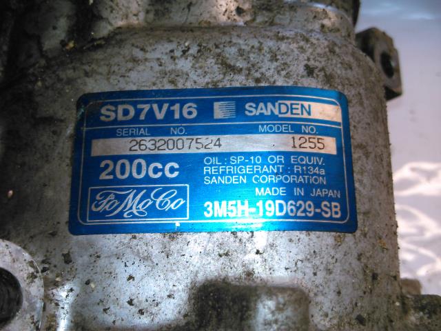 Aircondition kompressor til Volvo V50 2004-2007 (Fase 1) (SANDEN|3M5H-19D629-SB|2632007524|)