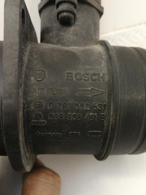 Luftmengde/luftmassemåler til Škoda Octavia 2005-2008 (Type II, Fase 1)  (BOSCH|0 281 002 531|)