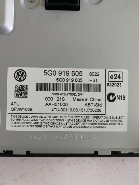 Bilstereo til VW Golf VII 2012-2017 (Fase 1)  