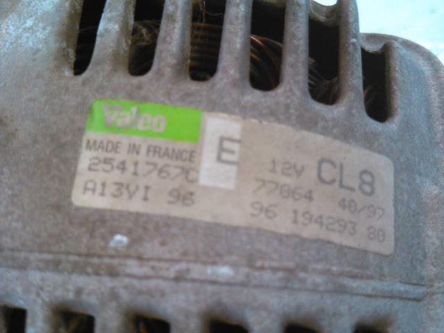 Dynamo til Citroën Saxo 1996-2002 (VALEO|9619429380|)