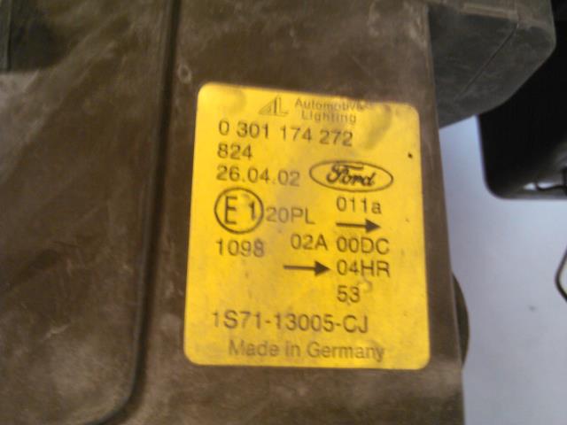 Frontlykt høyre xenon til Ford Mondeo 2001-2007 (Type III)  