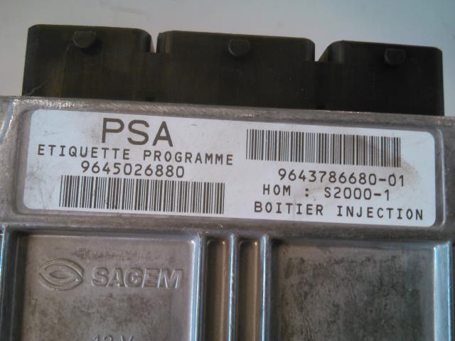 Styreenhet motor til Citroën C5 2001-2004 (Type I, Fase 1)  (SAGEN|9645026880|)