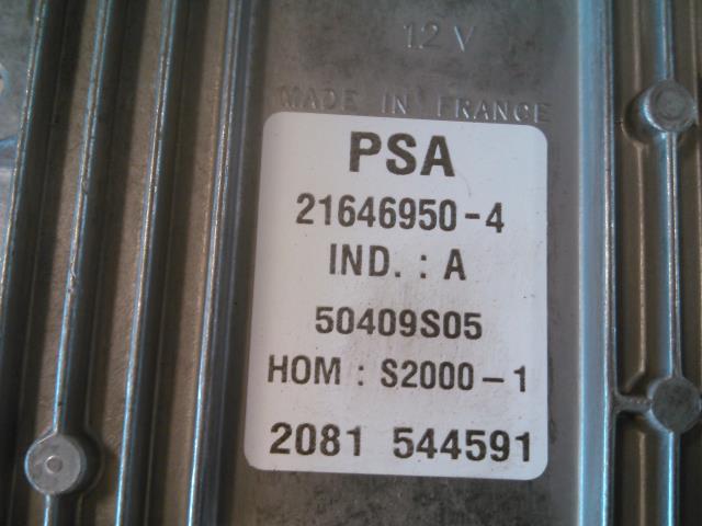 Styreenhet motor til Citroën C5 2001-2004 (Type I, Fase 1)  (SAGEN|9645026880|)