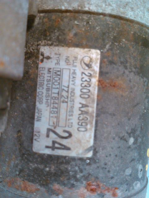Starter til Subaru Forester 1997-2002 (Type I)  