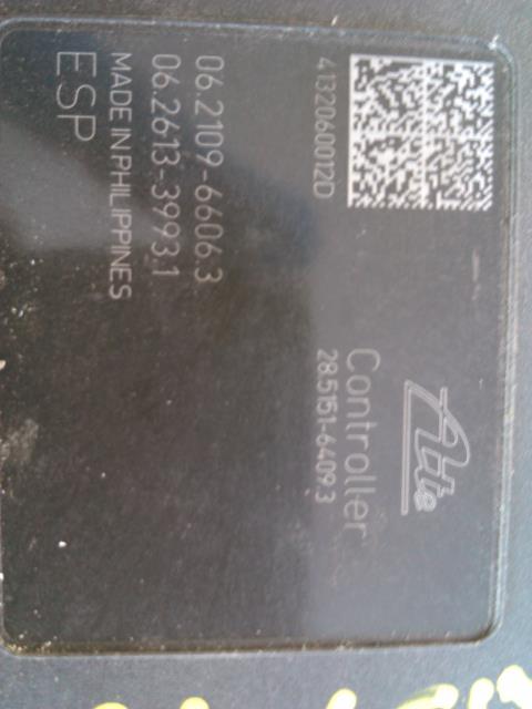 ABS sentral til Mitsubishi Outlander 2012-2015 (Type III, Fase 1)  (ATE|4670A756|06.2109-66063|06.2613-39931)