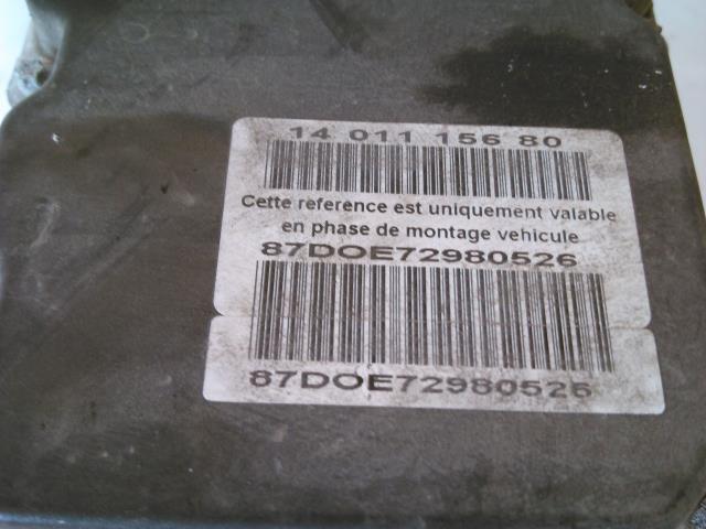 ABS sentral til Citroën Jumpy 2007-2016 (Type II)  (0265234212|9649988180|)