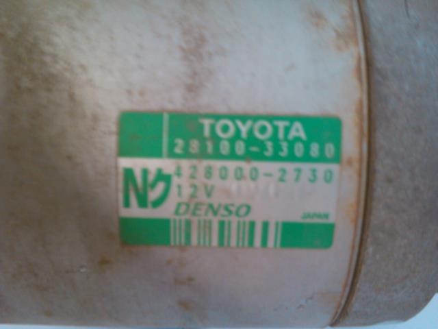 Starter diesel til Toyota Corolla 2002-2007  (DENSO|28100-33080|428000-2730|)