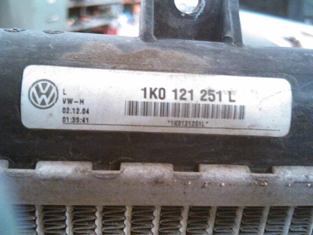 Radiator (automat gir) til VW Touran 2003-2006 (Type I, Fase 1)  