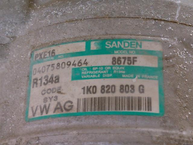Aircondition kompressor til Škoda Octavia 2005-2008 (Type II, Fase 1)  (SANDEN|1K0820803G|)