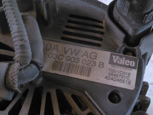 Dynamo til VW Golf V, Combi 2003-2008  (VALEO|03C903023B|)