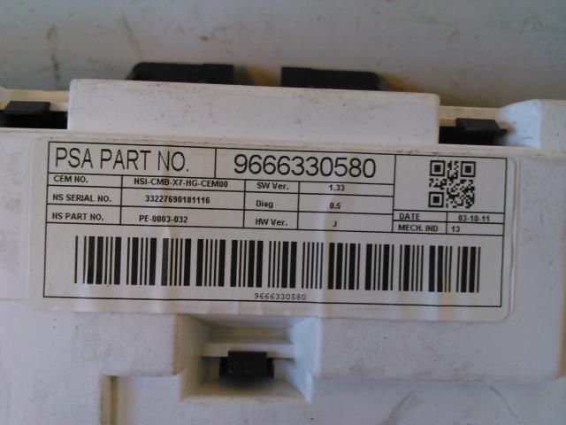 Instrumentpanel til Citroën C5 2008-2017 (Type II)  (9666330580|)