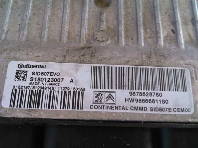Styreenhet motor til Citroën C5 2008-2017 (Type II)  (CONTINENTAL|9678628780|)