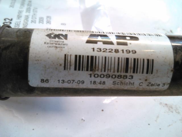 Drivaksel høyre foran, diesel/automat til Opel Insignia A 2009-2014  (13228199|)