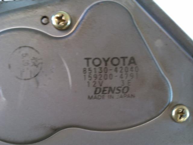 Viskermotor bakrute til Toyota RAV4 2000-2006 (Type II)  (DENSO|85130-42040|159200-4791|)