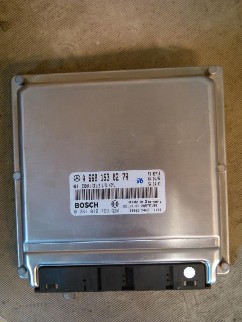Styreenhet motor til Mercedes A-Klasse, 1998-2004 (W168) (W168) (BOSCH|A 668 153 02 79)