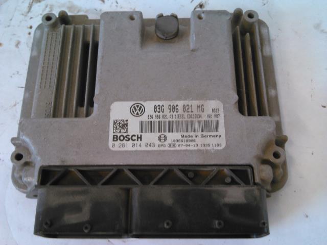 Styreenhet motor til VW Touran, 2007-2010 (Type I, Fase 2)  (BOSCH|0281014043)