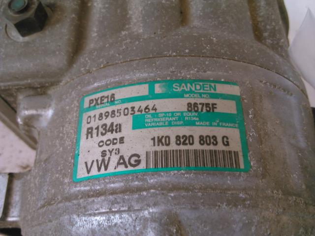 Aircondition kompressor til VW Touran 2003-2006 (Type I, Fase 1)  (SANDEN|1K0820803G|)