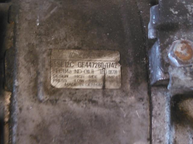 Aircondition kompressor til Toyota Avensis 2003-2008 (Type II)  (DENSO|GE447260-1742|)