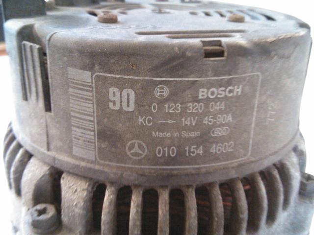 Dynamo til Mercedes CLK 1997-2002 (C208) (C208) (BOSCH|0123320044|0101544602|)