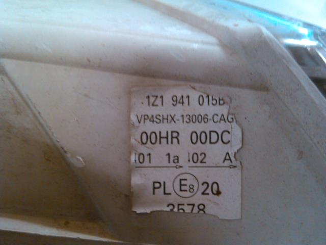 Frontlykt venstre xenon til Škoda Octavia 2005-2008 (Type II, Fase 1) (1Z1941015B|)