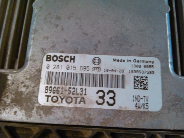 Styreenhet motor til Toyota Urban Cruiser 2009-2014  (BOSCH|0281015695|89661-52L31|)