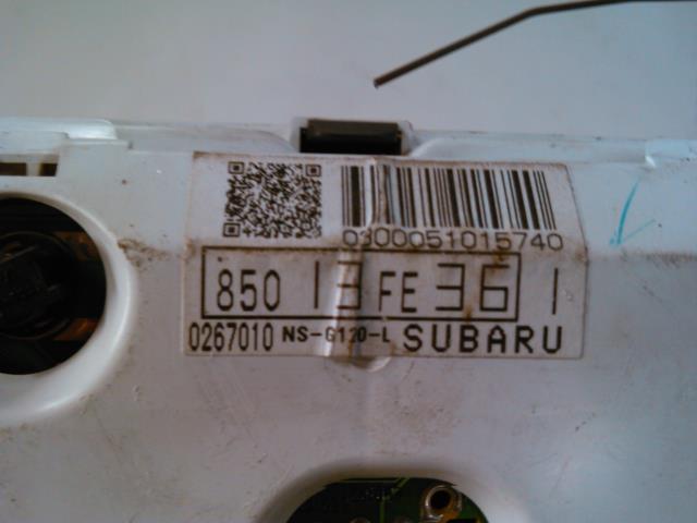 Instrumentpanel til Subaru Impreza 2001-2005 (Type II, Fase 1)  (0267010NS-G120-L|85013FE36|)