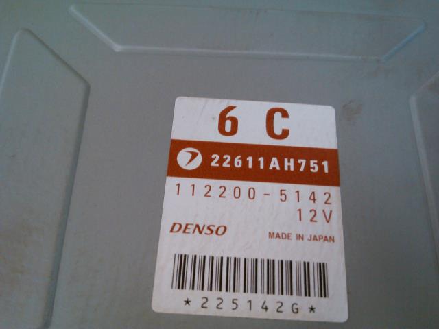 Styreenhet motor til Subaru Impreza 2001-2005 (Type II, Fase 1)  (DENSO|22611AH751|112200-5142|)