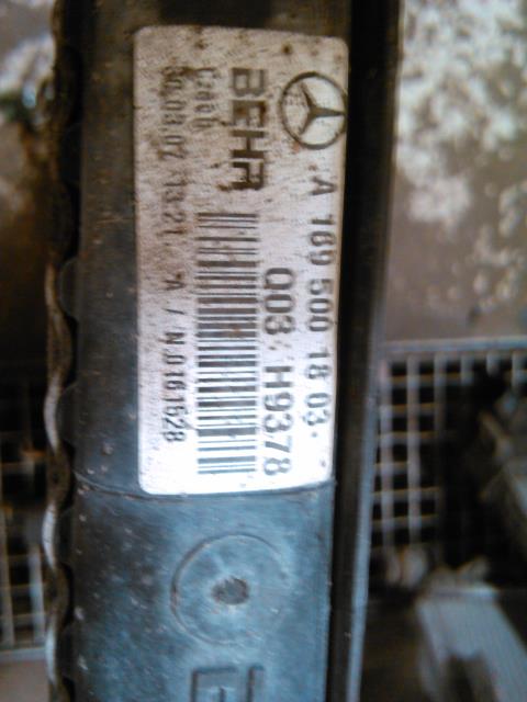 Radiator (automat gir) til Mercedes A-Klasse 2005-2012 (W169) (W169) 