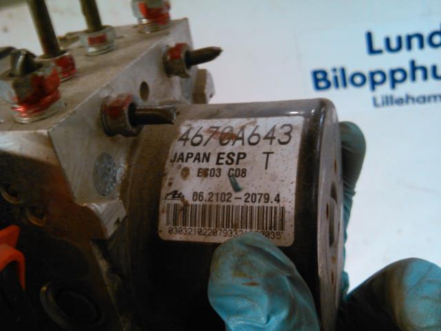 ABS sentral til Mitsubishi ASX 2010-2019 (ATE|06.2109-6298.3|4670A643|06.2613-3835.1)