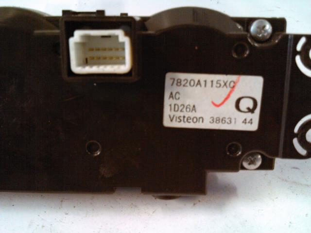 Varmeapparat betjening til Mitsubishi Outlander 2010-2012 (Type II, Fase 2)  (VISTEON|7820A115XC|)