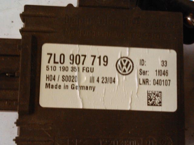 Tenningslås til VW Touareg 2003-2007 (Type I, Fase 1)  (3D0955365E|7LL0907719|)