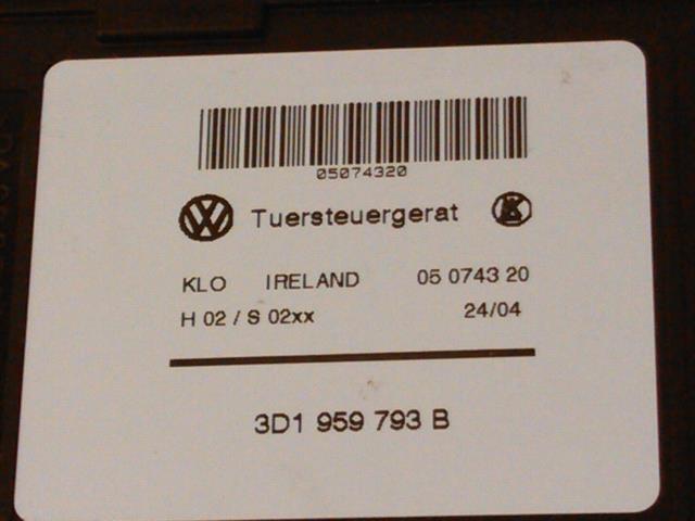Ruteheis, kun motor, venstre foran til VW Touareg 2003-2007 (Type I, Fase 1)  (3D1959793B|0130821764|)