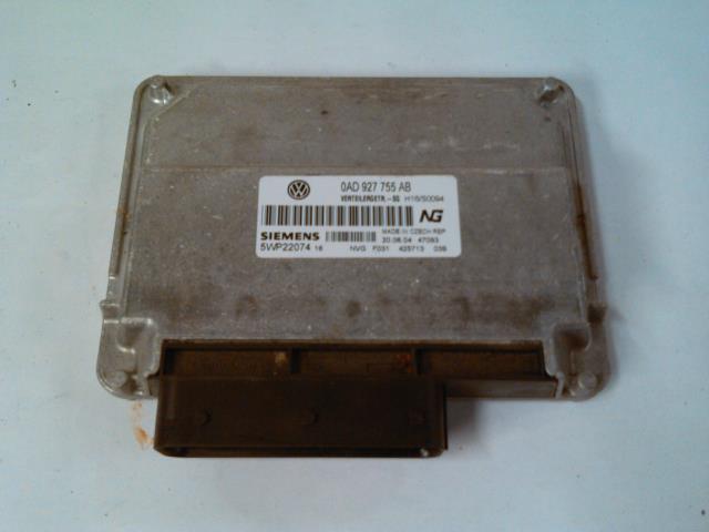 Styreenhet diverse til VW Touareg, 2003-2007 (Type I, Fase 1)  (SIEMENS|0AD927755AB)