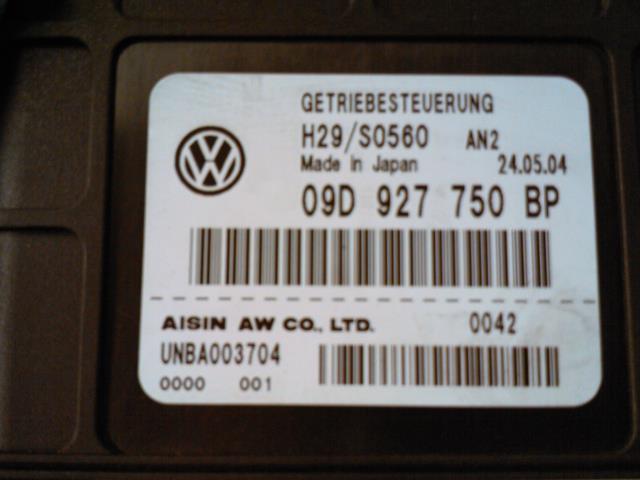 Styreenhet girkasse til VW Touareg 2003-2007 (Type I, Fase 1)  (09D927750BP|)