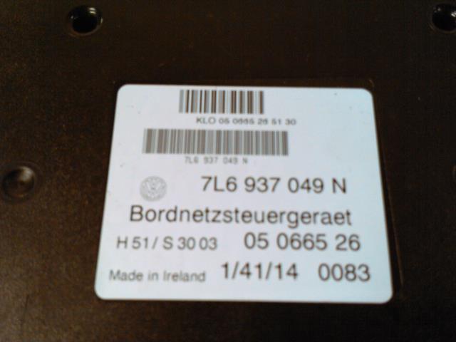 Styreenhet diverse til VW Touareg 2003-2007 (Type I, Fase 1)  (7L6937049N|)