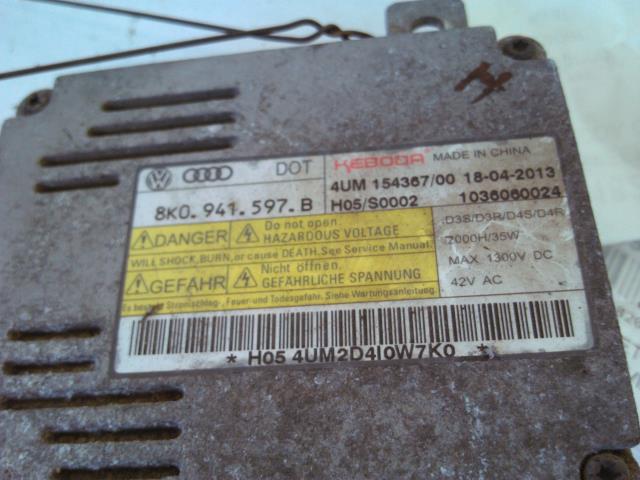 Styreenhet xenon/ballast til Škoda Octavia, 2013-2016 (Type III, Fase 1)  (KEBODA|8K0941597B)