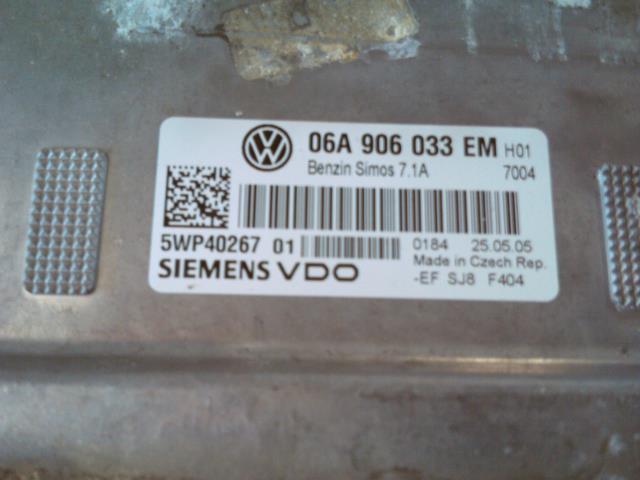 Styreenhet motor til VW Golf V, Combi 2003-2008  (SIEMENSVDO|06A906033EM|)