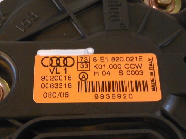 Varmeapparat motor til Audi A4 2004-2008 (Type III) (B7) (B7) (VALEO|8E1.820.021E|)