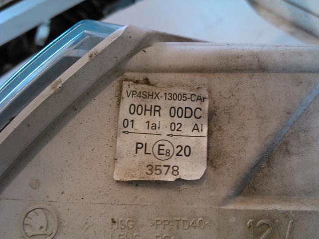 Frontlykt høyre xenon til Škoda Octavia, 2005-2008 (Type II, Fase 1)  