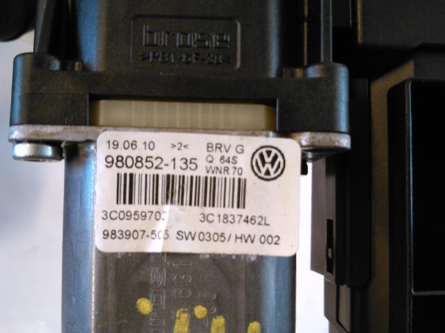 Ruteheis, kun motor, høyre foran til VW Passat 2005-2010 (B6) (B6) (3C0959702|3C0959792|)