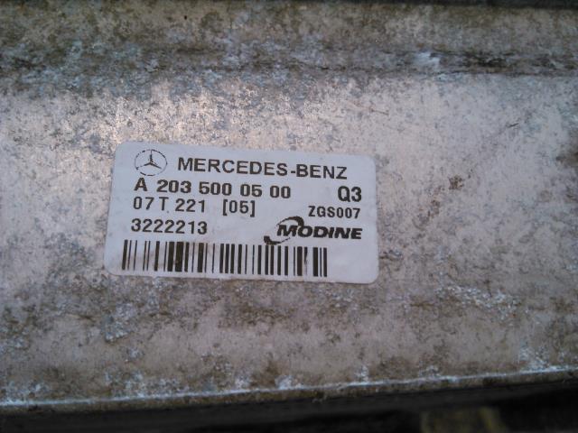 Intercooler til Mercedes CLK 2002-2009 (C209) (C209) 