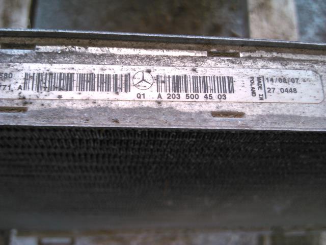 Radiator (manuell gir) til Mercedes CLK 2002-2009 (C209) (C209) 